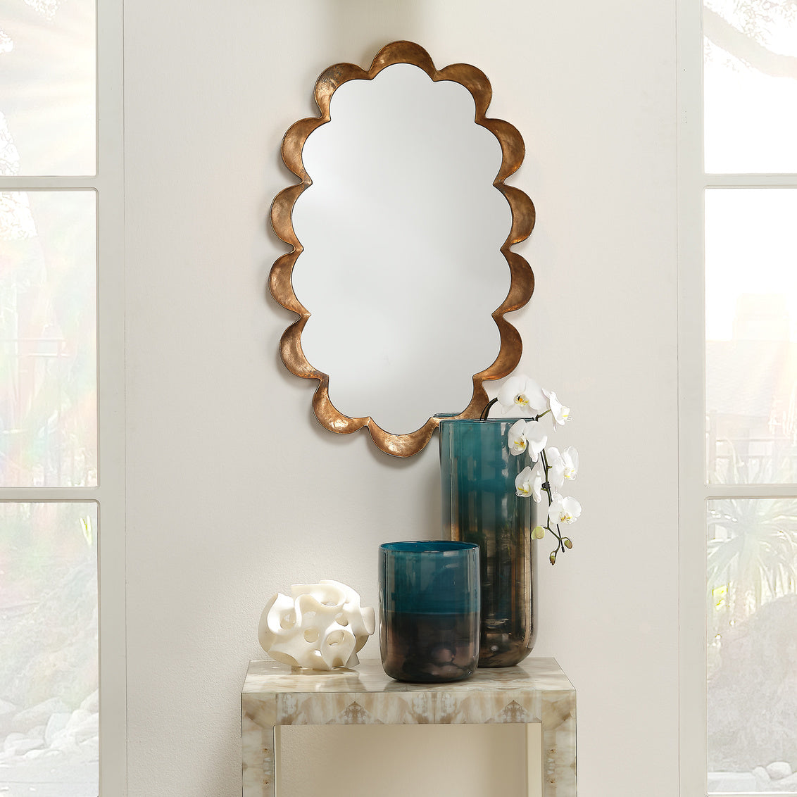 Scalloped Mirror