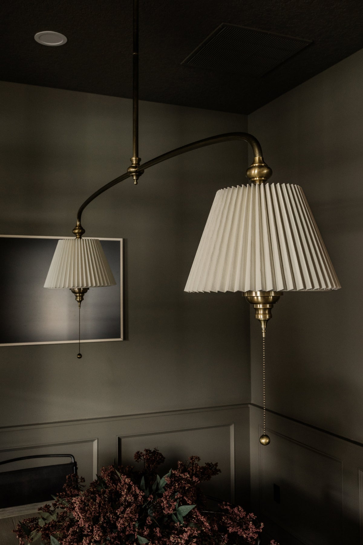 Diane Linear Chandelier - Brass Finish