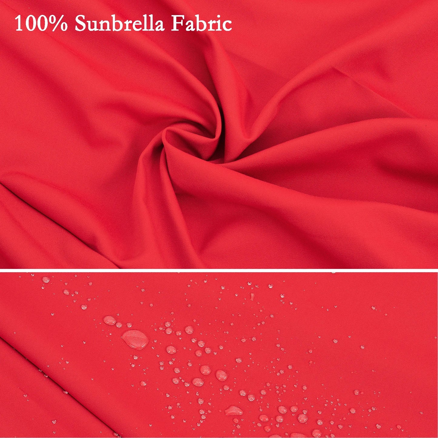PATIO TREE 11ft Patio Octagon Market Umbrella with Sunbrella® Fabric (Jockey Red)