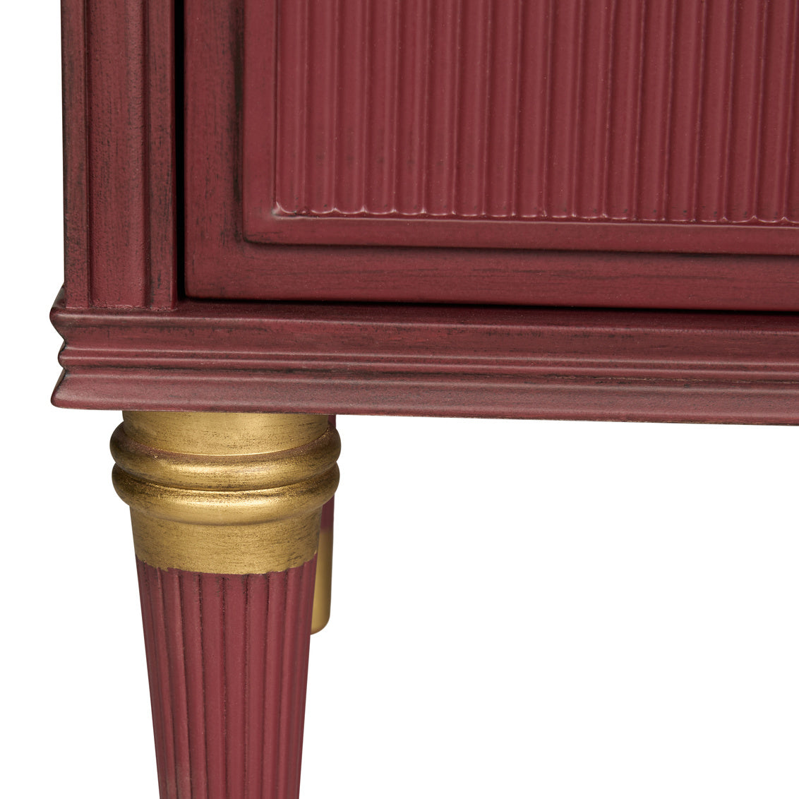Winslow Cabinet - Bordeaux Red