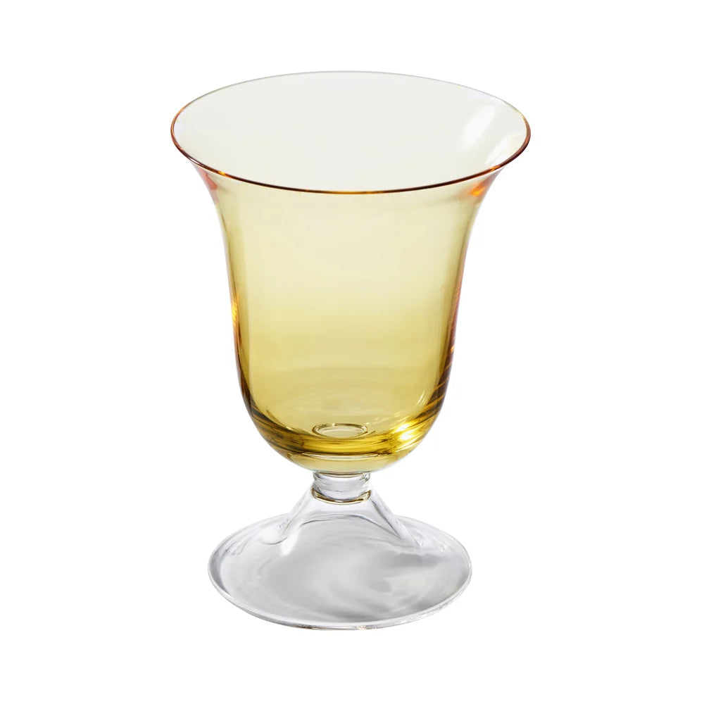 Adriana Water Glass, Yellow