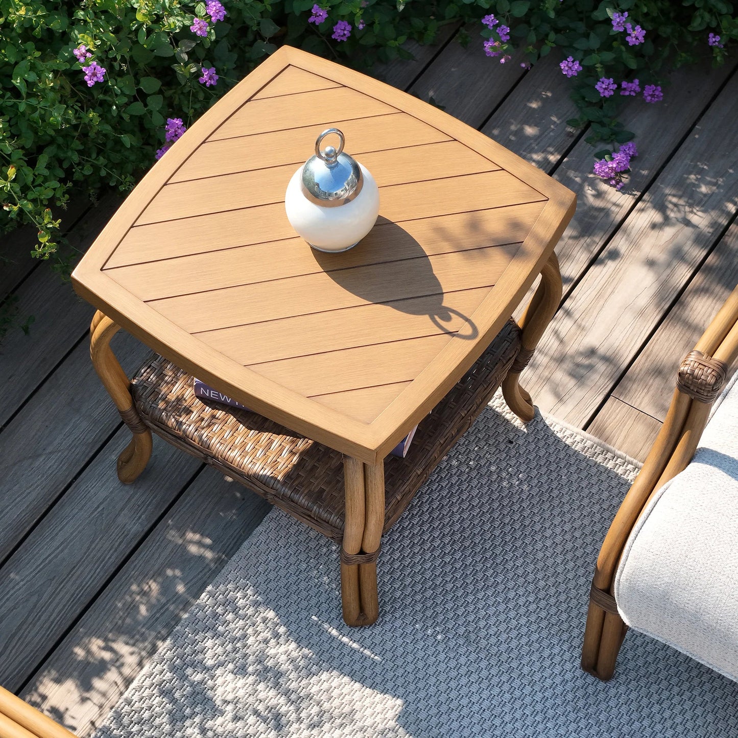 Arcadia 5 Pieces Patio Furniture Sets With Swivel Chairs