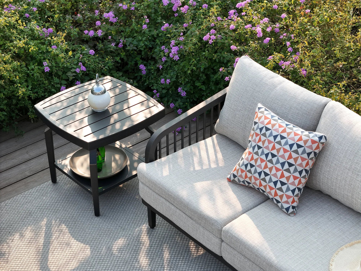 Asheville 5-Piece Aluminum Outdoor Swivel Conversation Set