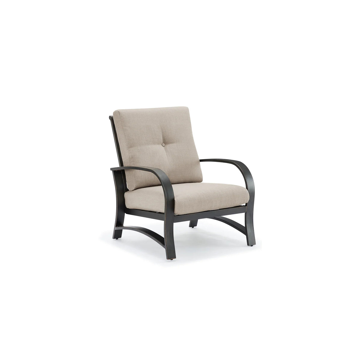 Chamber Patio Aluminum Club Chair with Sunbrella® Cushions