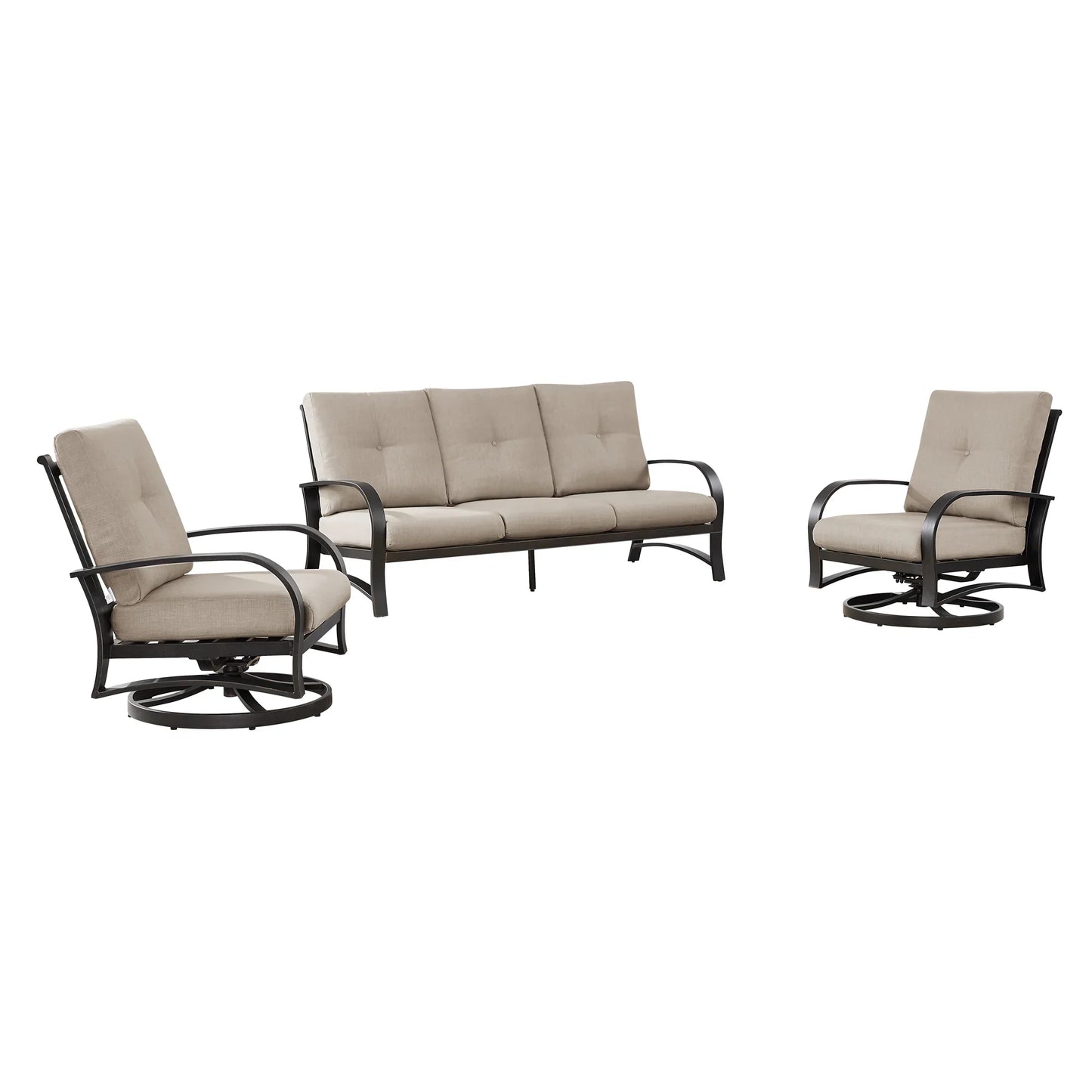 Chamber 3 Piece Outdoor Furniture Set with Sunbrella® Cushions