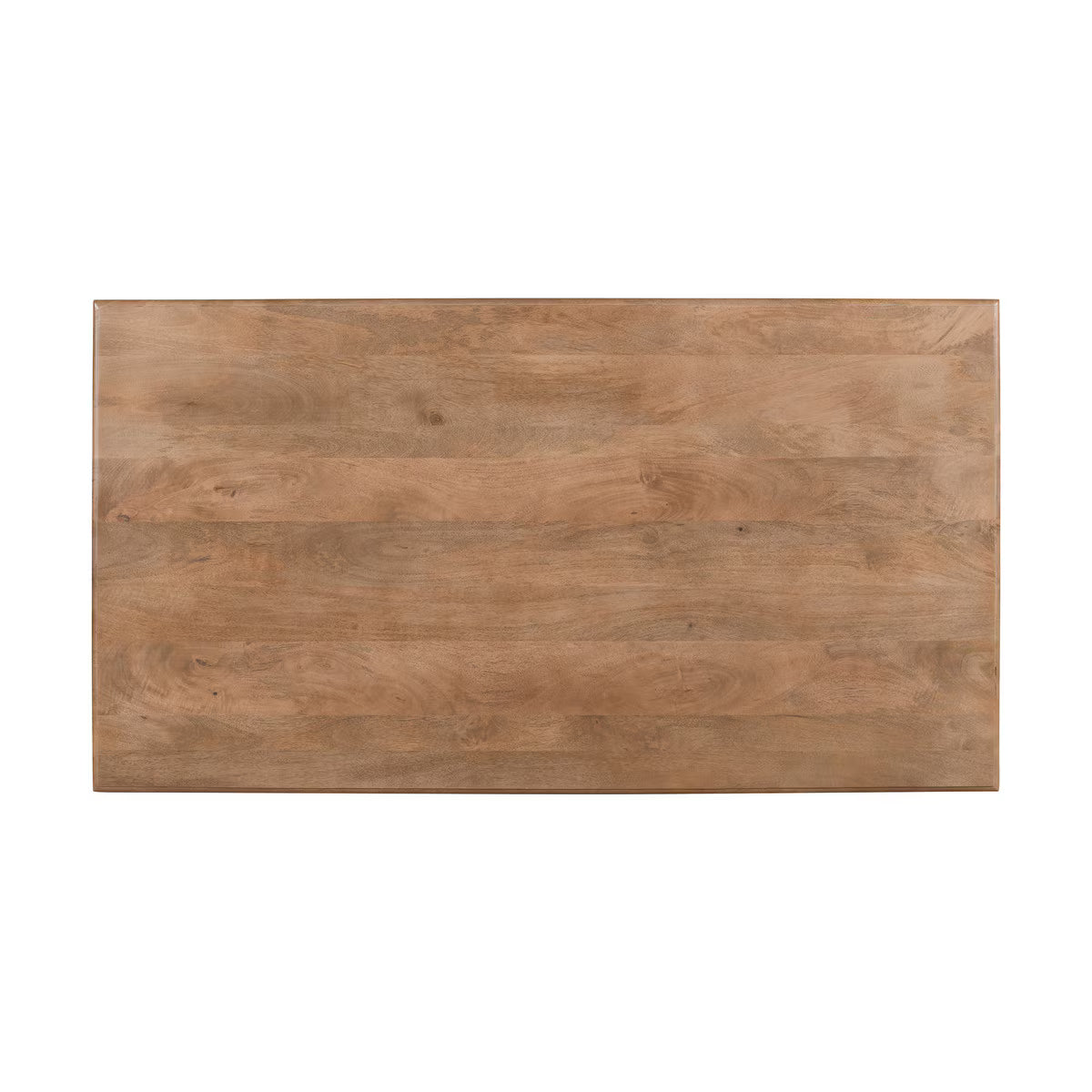 Linden Dining Table With Turned Legs, 74"W, Light Brown