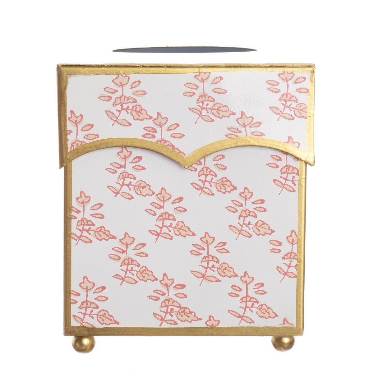 Pink Blossom Wastepaper Basket & Tissue (2 Options)