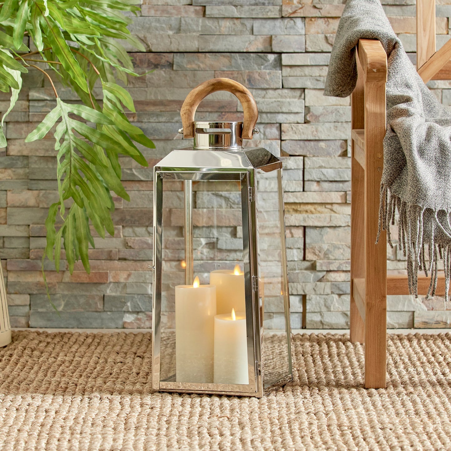 Oceanside Outdoor Lantern, Large