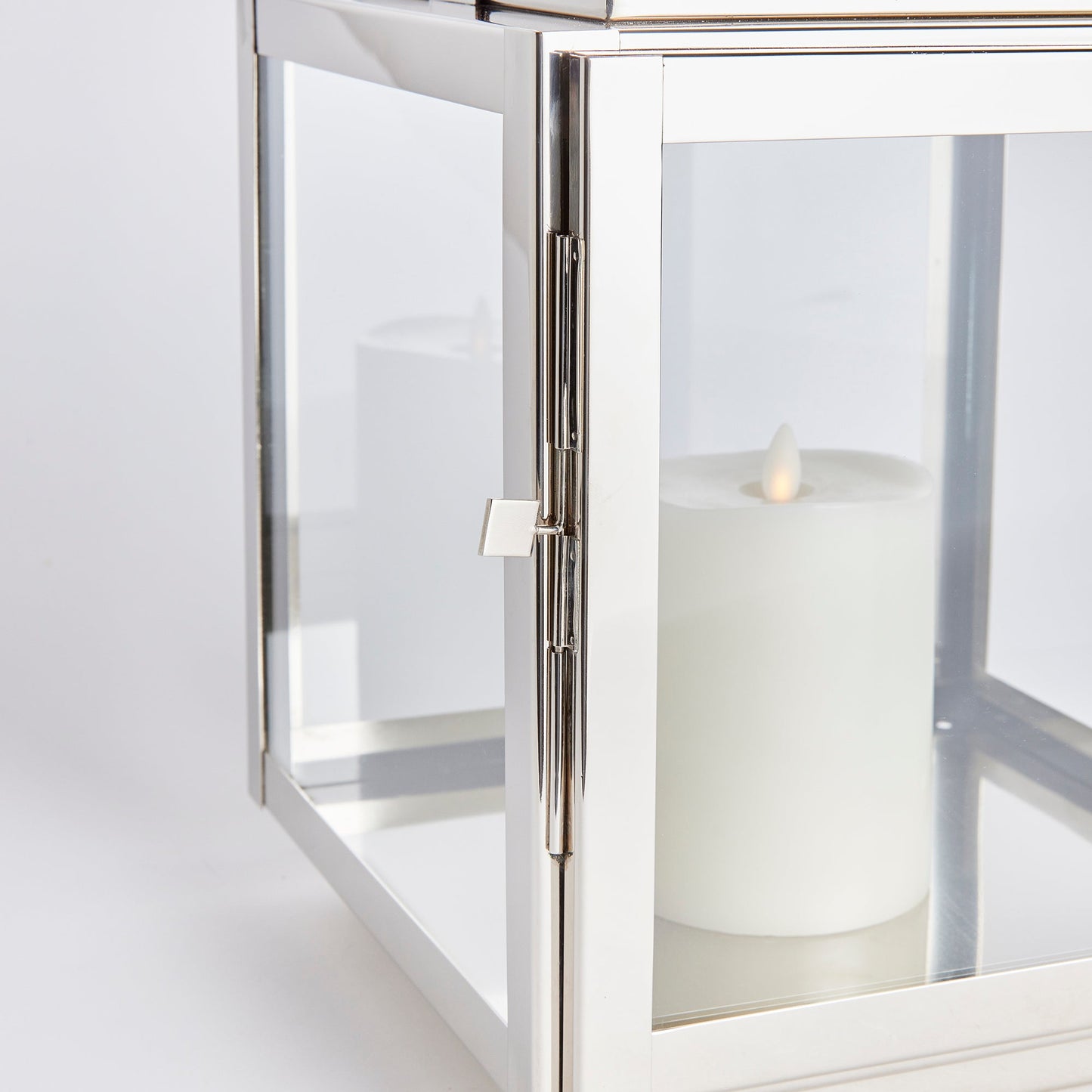 Adwin Outdoor Lantern, Medium -Nickel