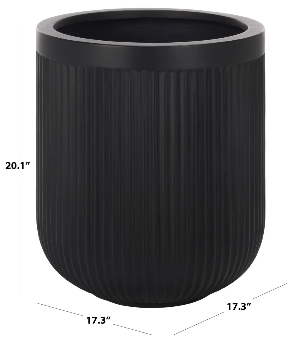 Bryce Large Planter Pot - Black