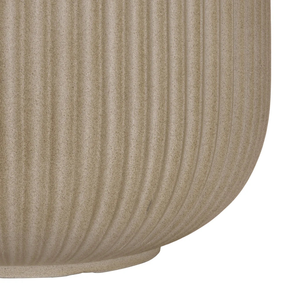 Bryce Large Planter Pot - Beige