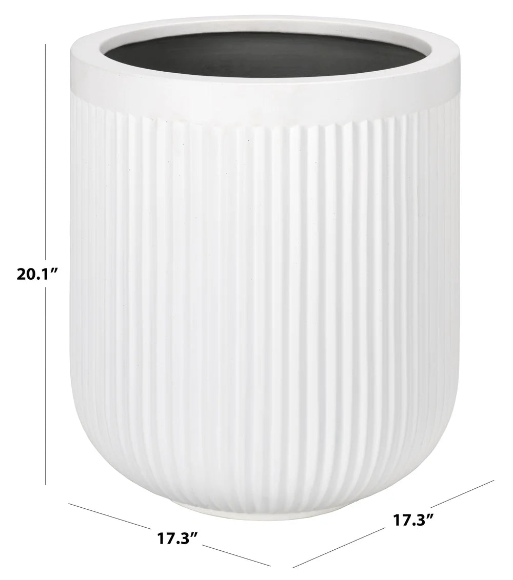 Bryce Large Planter Pot - White