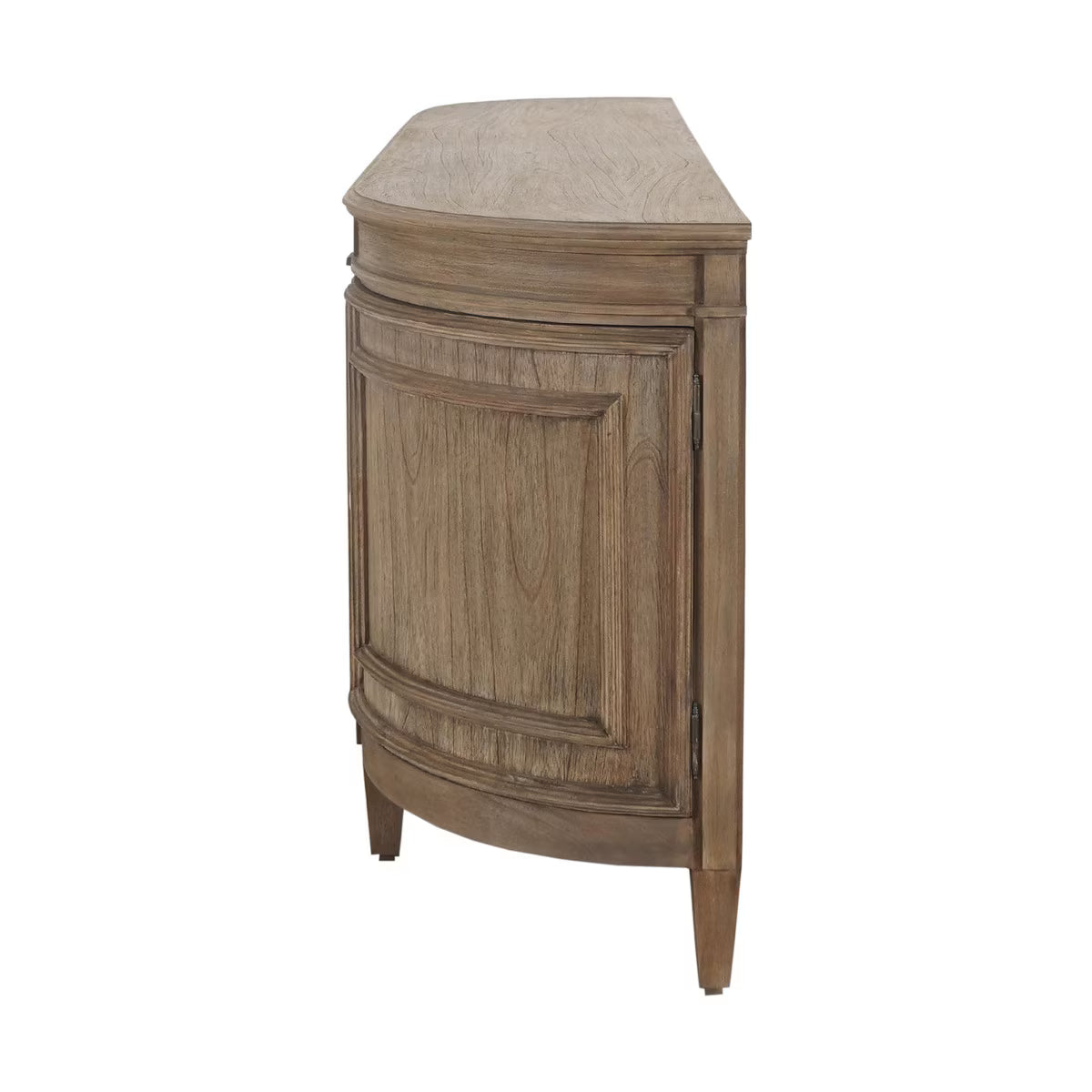 Claude Bow Front Sideboard, Large, 83"W, Brown