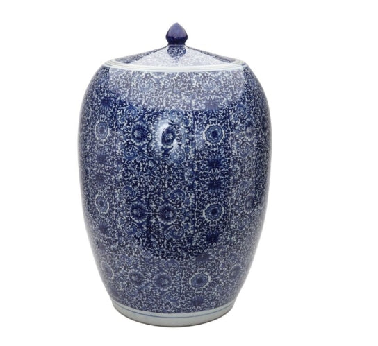 Blue and White Tea Jar