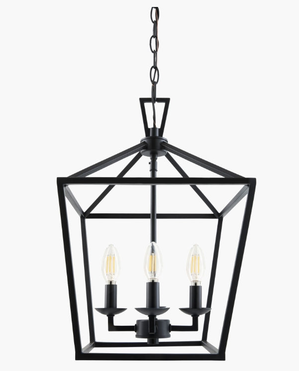 Vespera Chandelier - 4 light- Black