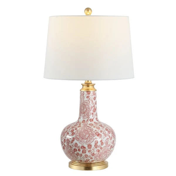 Safavieh Leia Ceramic Table Lamp - Red