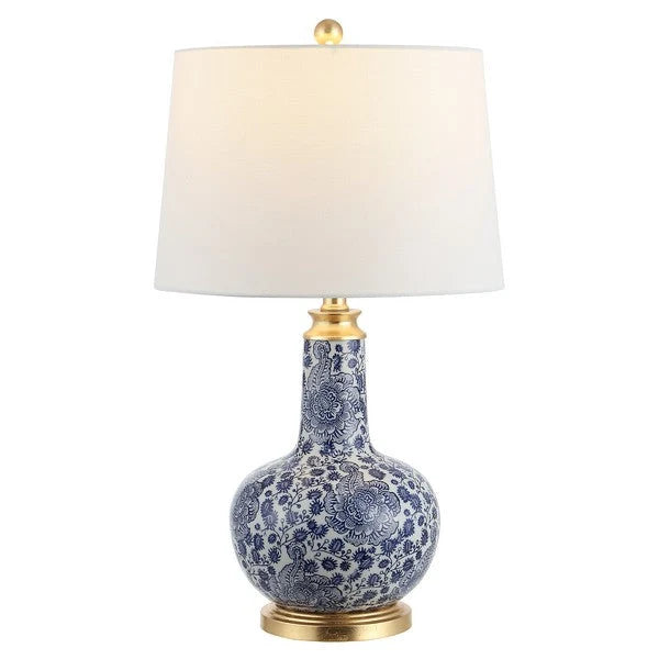 Safavieh Leia Ceramic Table Lamp - Blue