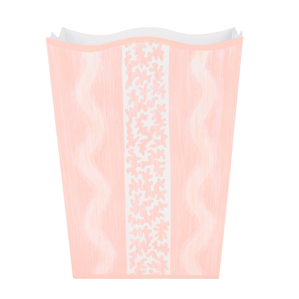 Pink Ikat Wastepaper Basket & Tissue (2 Options)