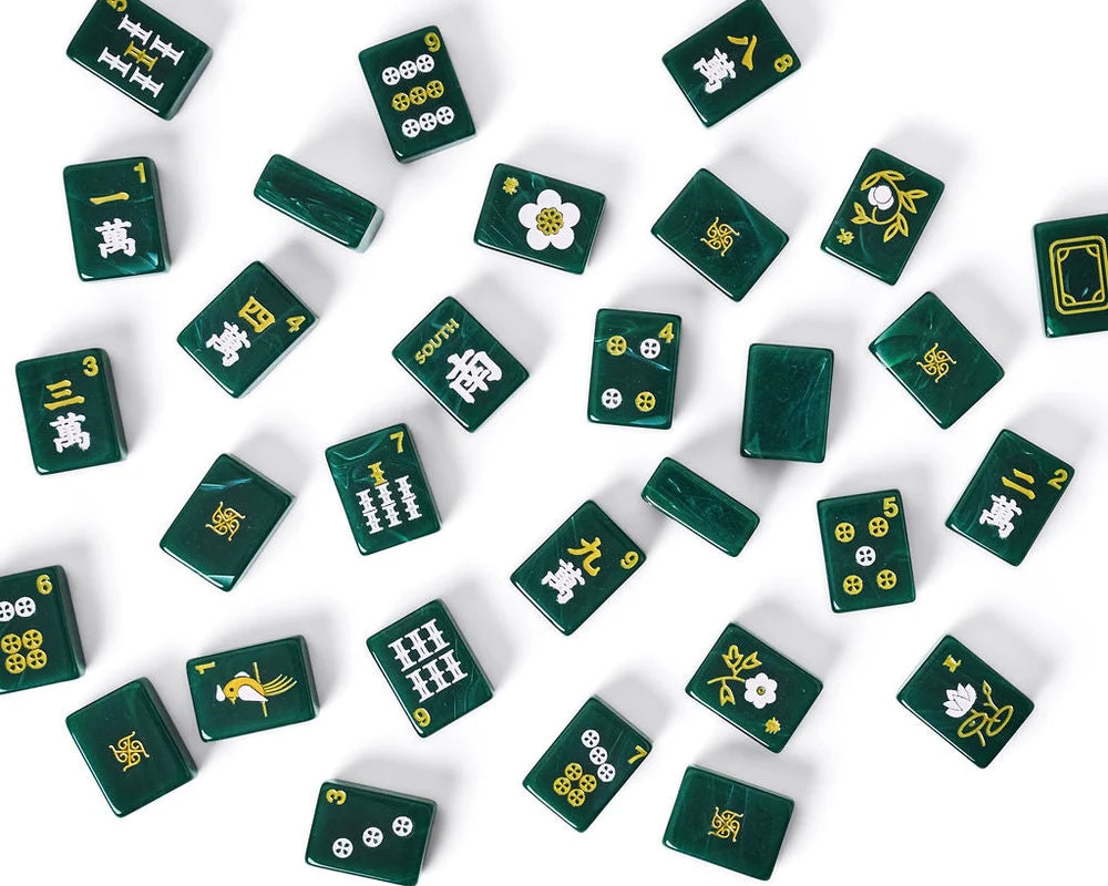 Tradewind Mahjong Tiles - Emerald Jade - Pre order 11/11 Estimated shipped date