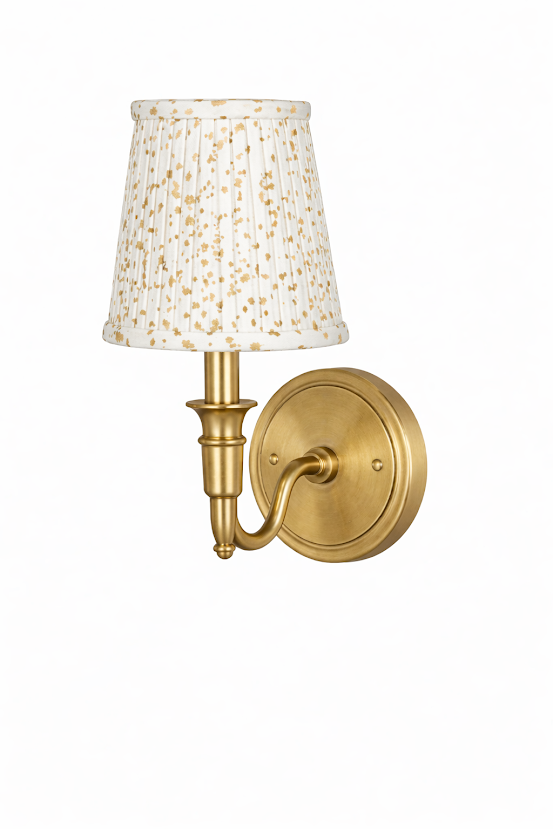 Tan Dot Sconce Shade