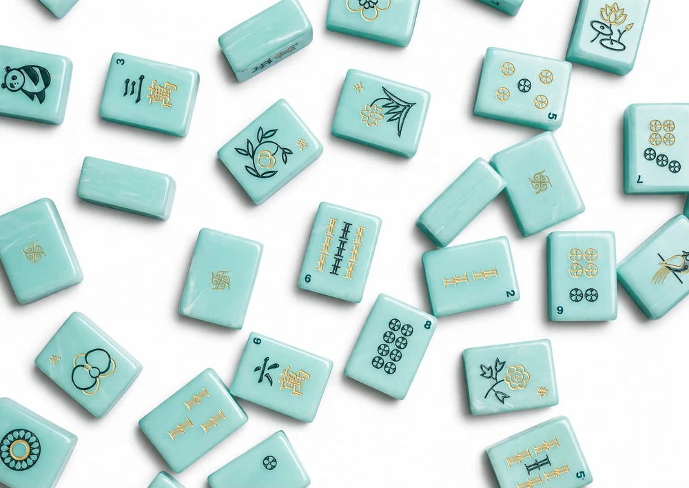 Tradewind Mahjong Tiles - Aqua *Pre-Order* Arriving 10/15