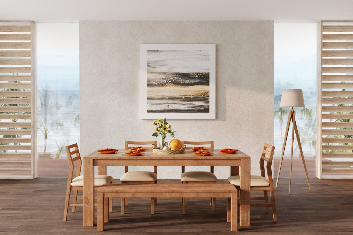 Aiden Side Chairs (Set of 2), Natural Weathered