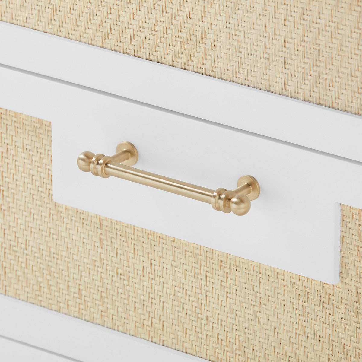 Astor 3-Drawer Side Table, Vanilla