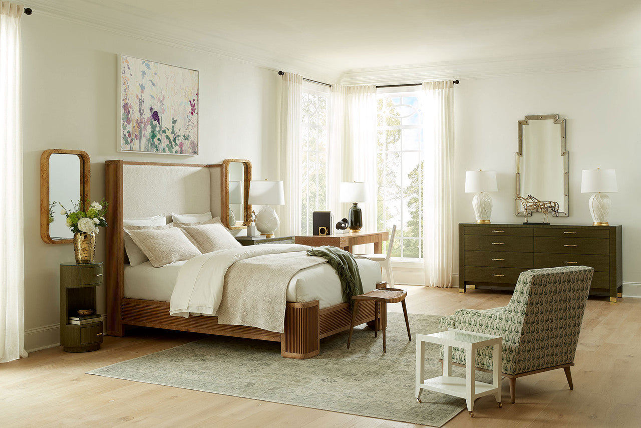 Atlas Queen Bed, Soft Glow Oak