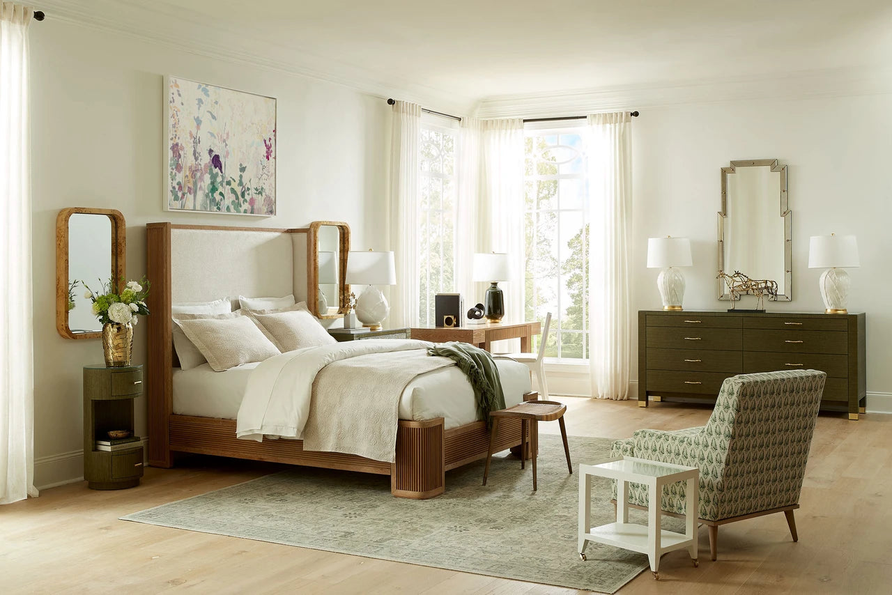 Atlas King Bed, Soft Glow Oak