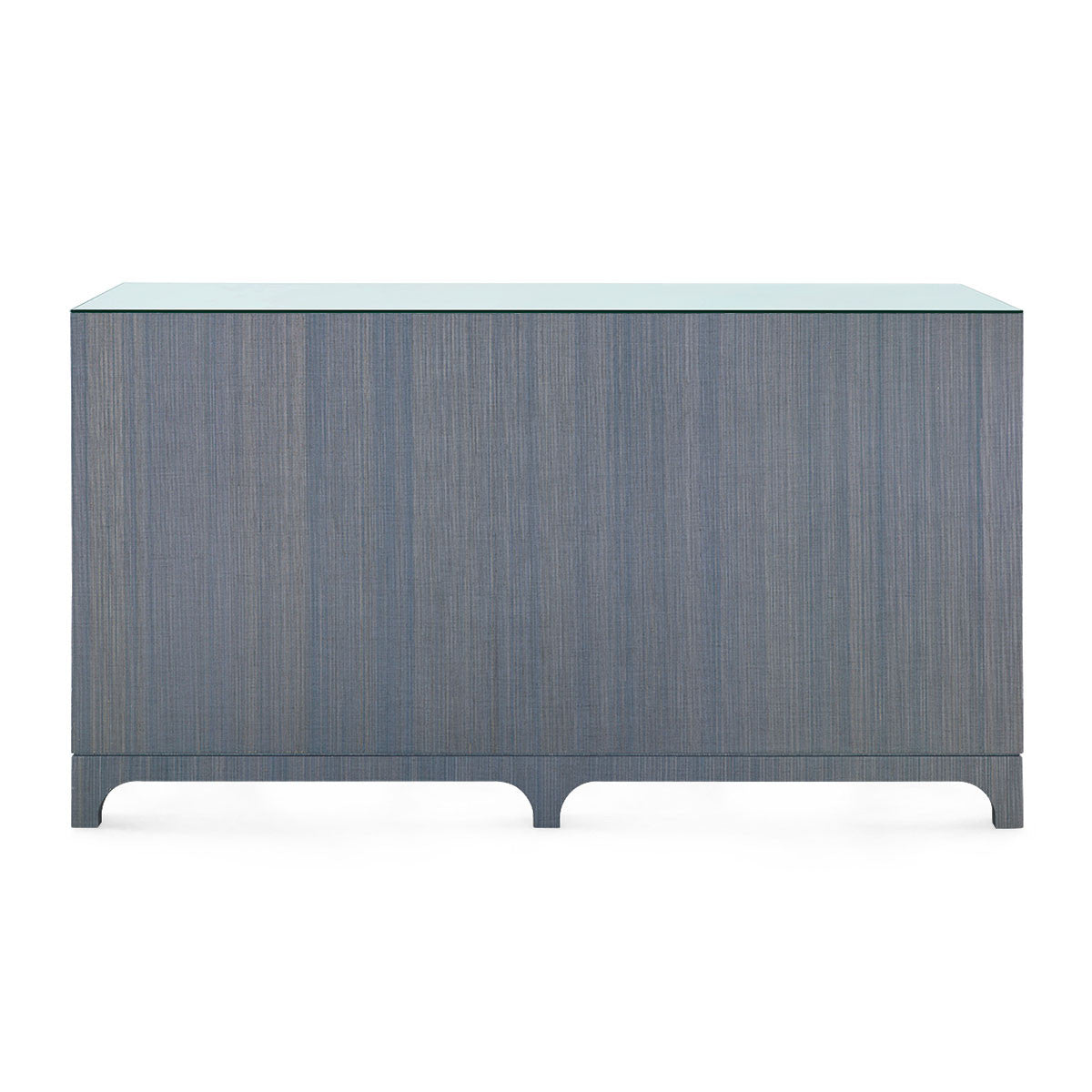 Barrett Extra Large 8-Drawer with Glass Top, Denim Mist