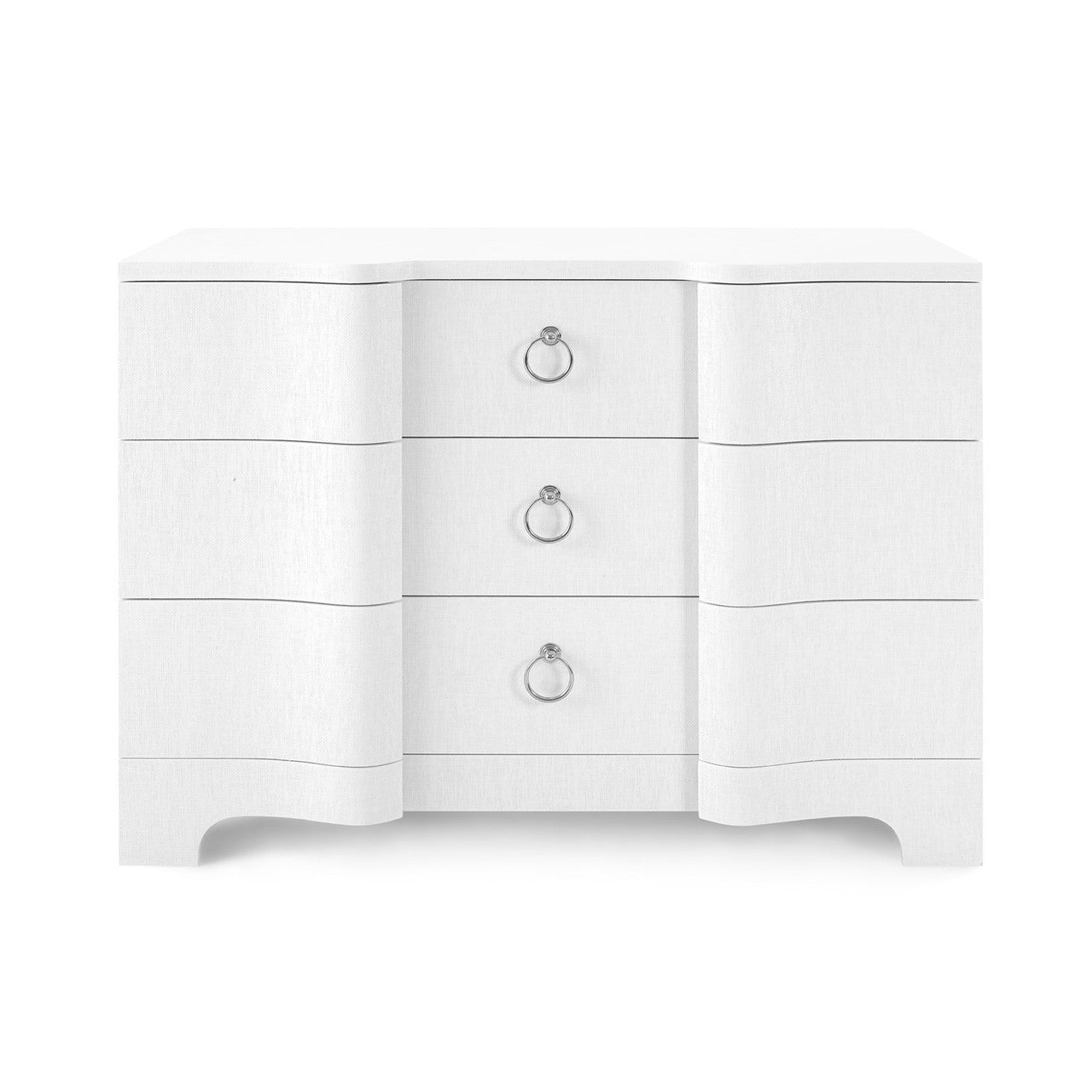 Bardot Large 3-Drawer, Chiffon White