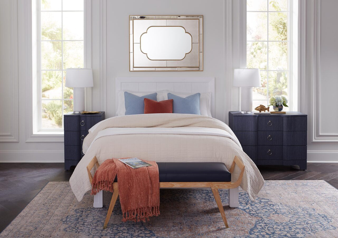 Bardot Large 3-Drawer, Navy Blue