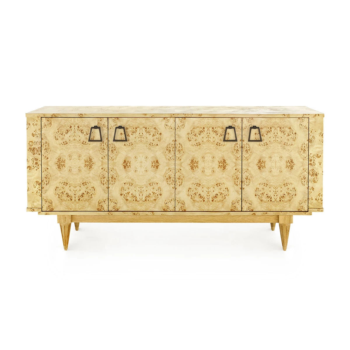 Beau 4-Door Cabinet, Burl