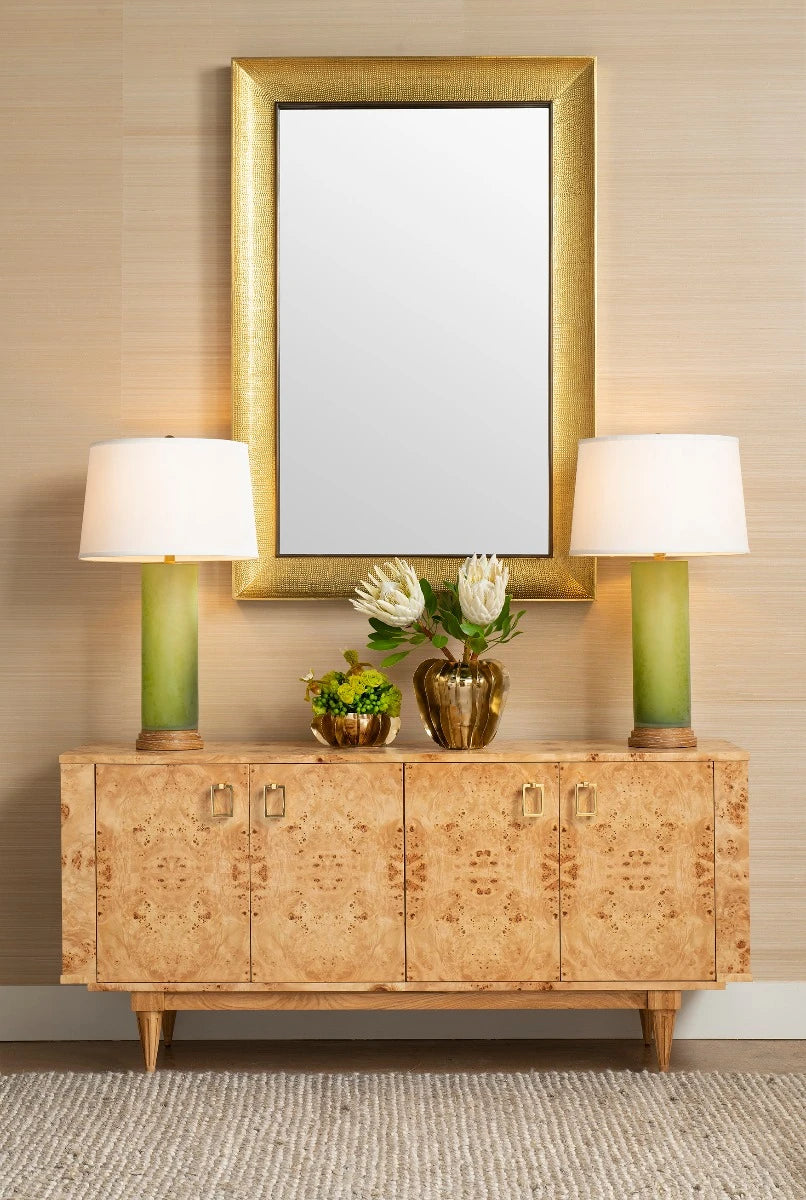 Beau 4-Door Cabinet, Burl