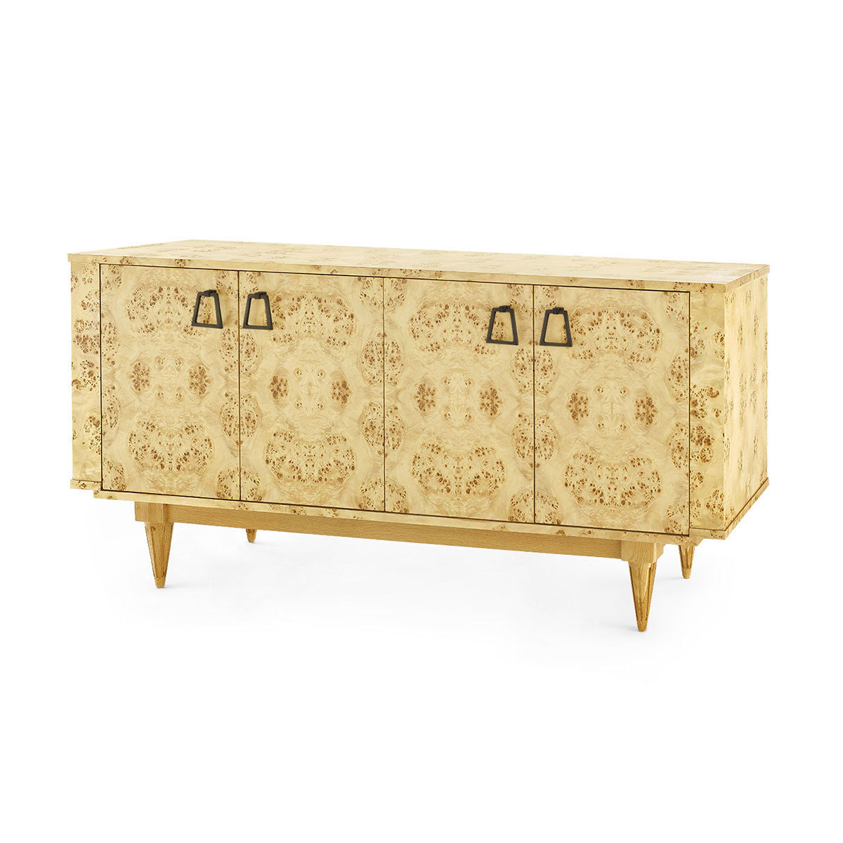 Beau 4-Door Cabinet, Burl