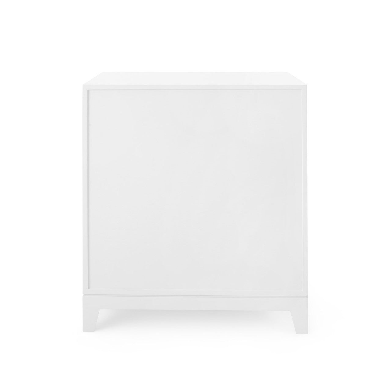 Bergamo 3-Drawer Side Table, White Pearl