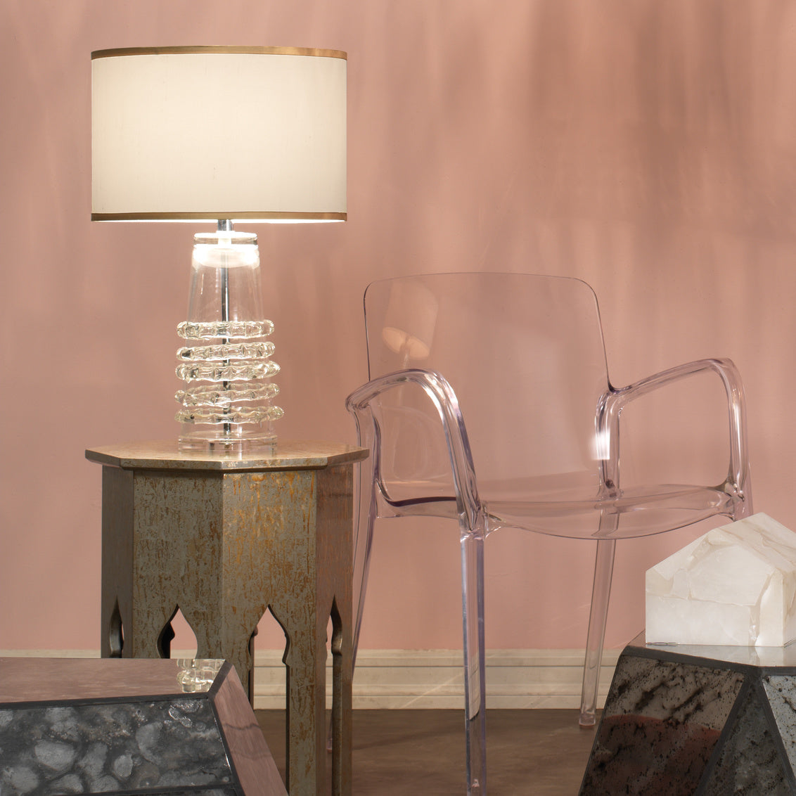 Ribbon Table Lamp, Tall