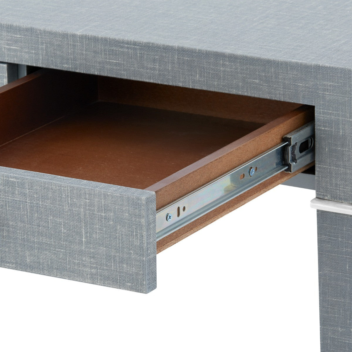 Claudette Desk, Washed Winter Gray, Nickel