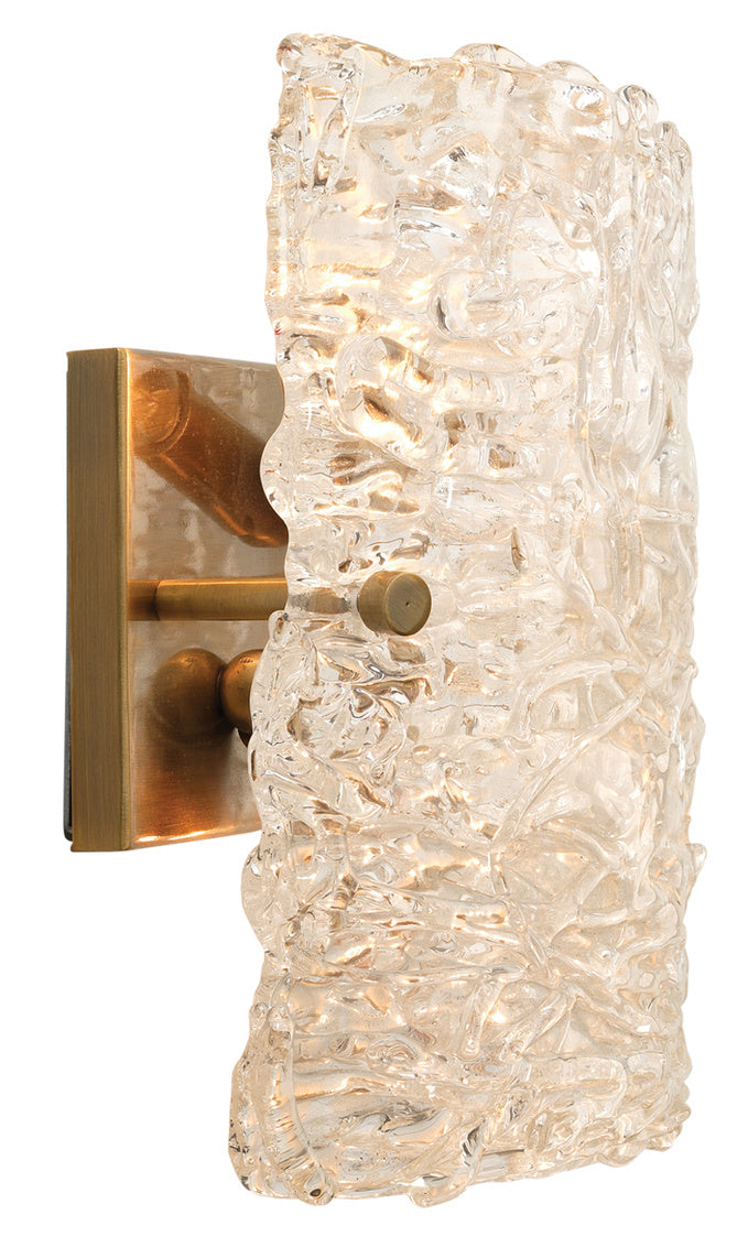 Swan Curved Glass Sconce, Large