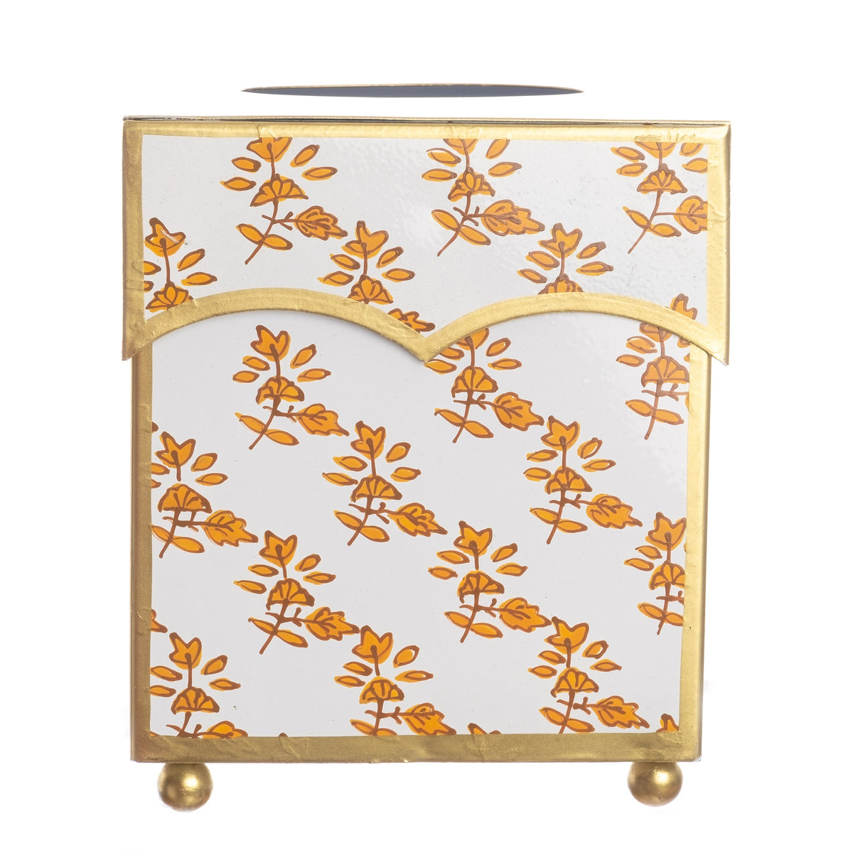 Orange Blossom Wastepaper Basket & Tissue (2 Options)