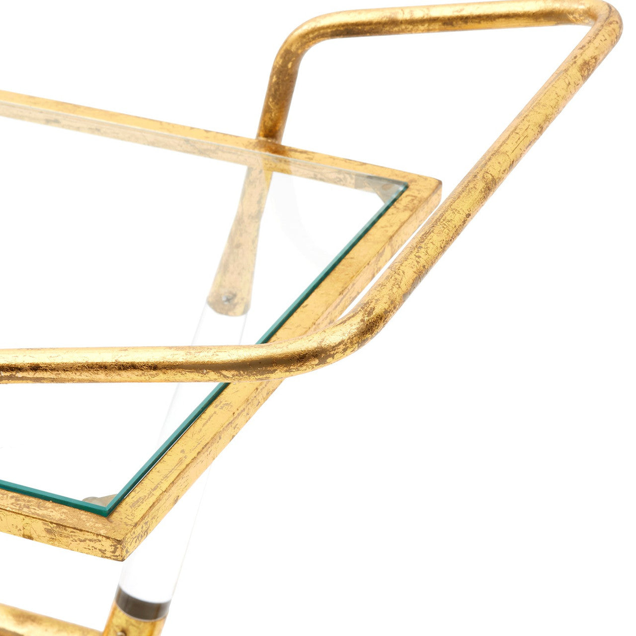 Jepson Bar Cart, Gold Leaf