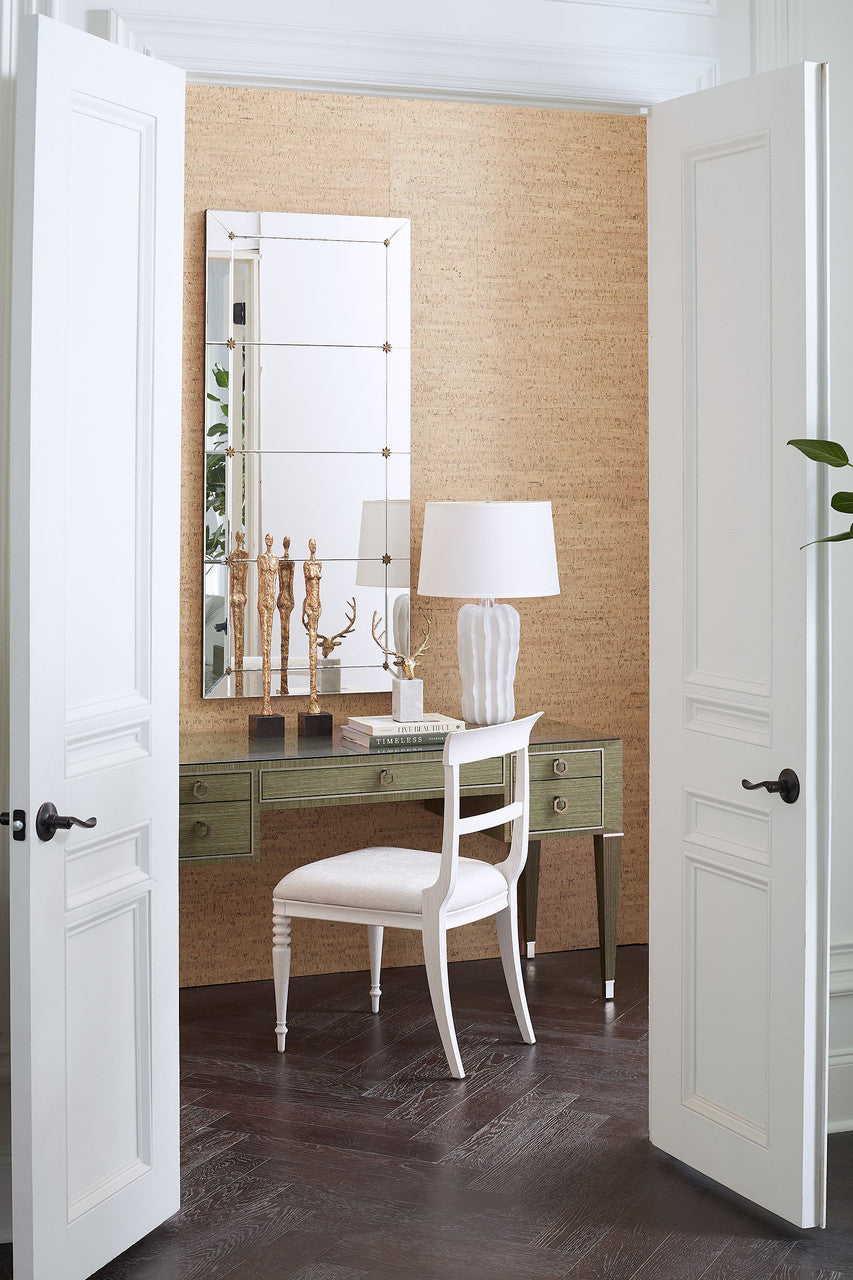 Lawrence Side Chair, Glazed Whisper White