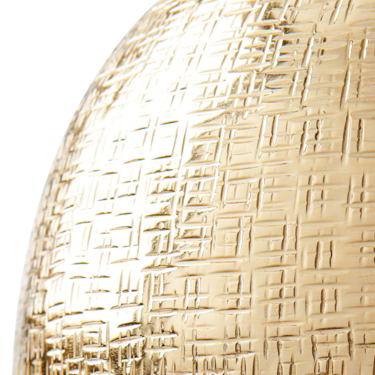 Mali Medium Cache Pot, Brass