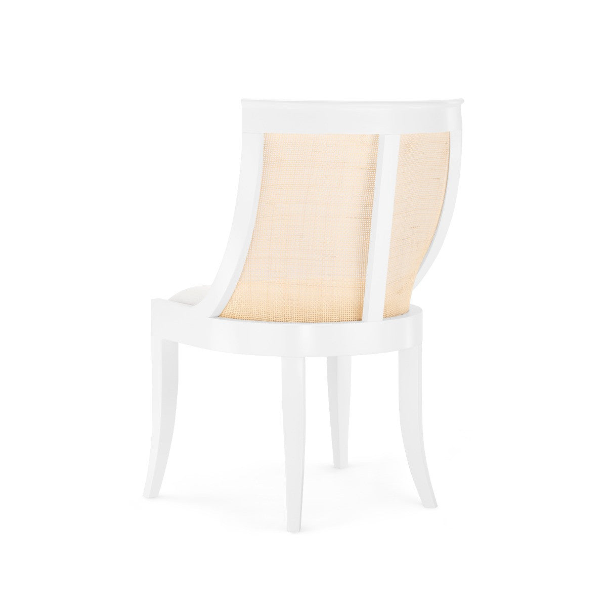 Monaco Armchair, Eggshell White