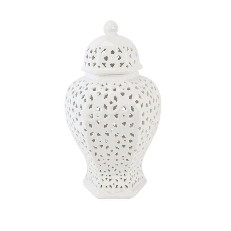 Hexagon Pierced Jar