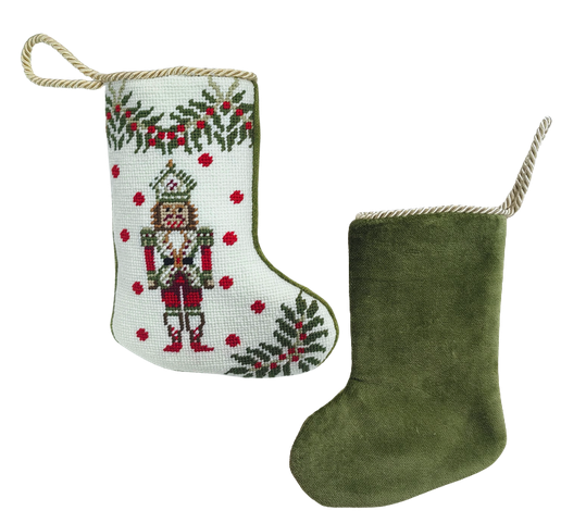 The Nutcracker Needlepoint Stocking (2 Sizes)