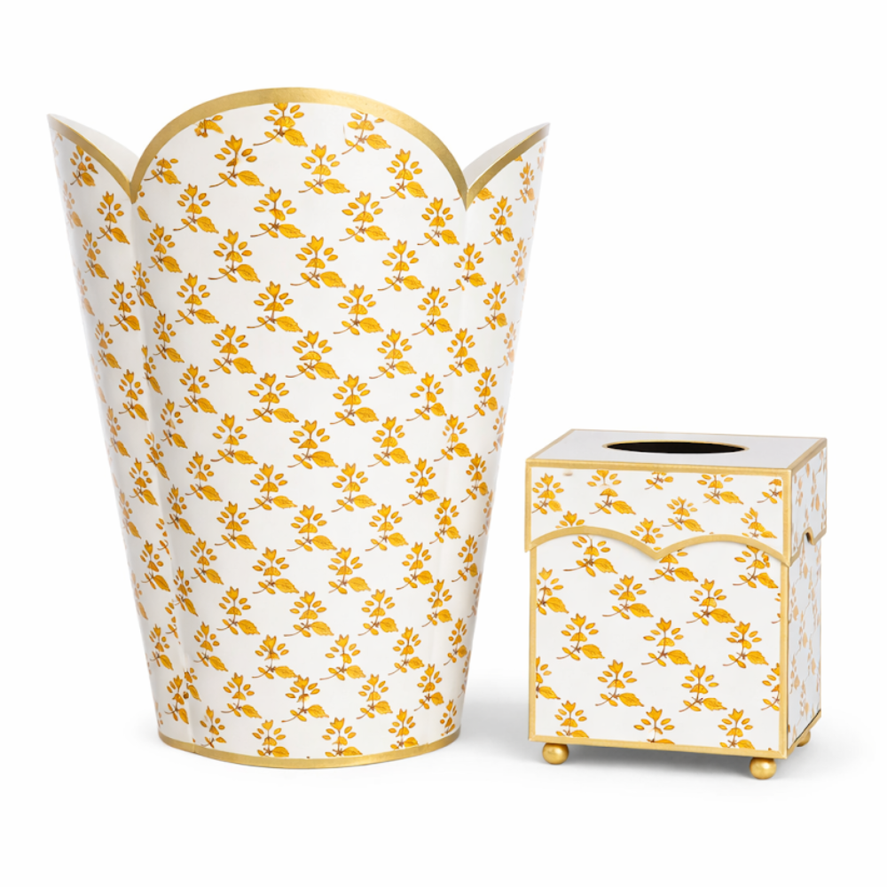 Orange Blossom Wastepaper Basket & Tissue (2 Options)