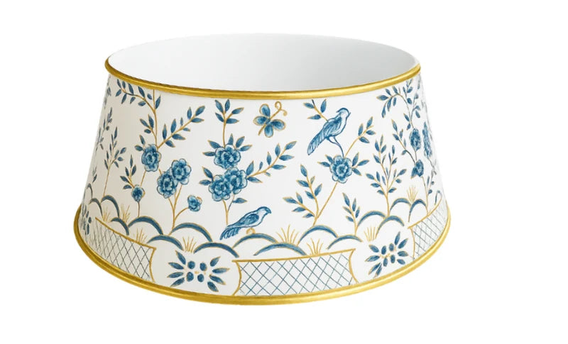 Ivory & Blue Chinoiserie Tree Collar - *Pre- Order*