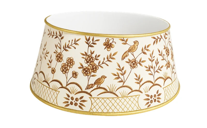 Ivory & Gold Chinoiserie Tree Collar - * Pre-Order*