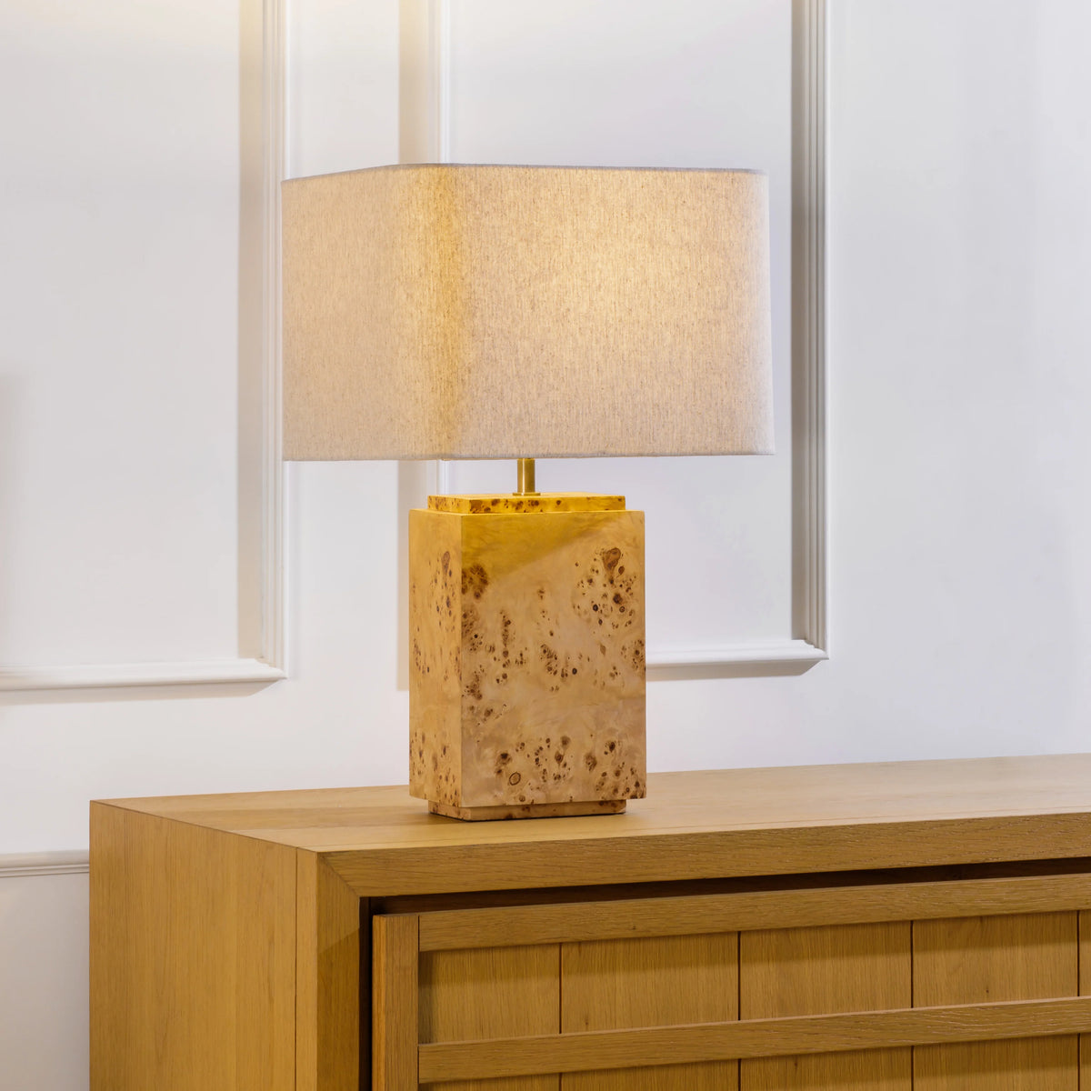 Wesley Table Lamp - Light Brown